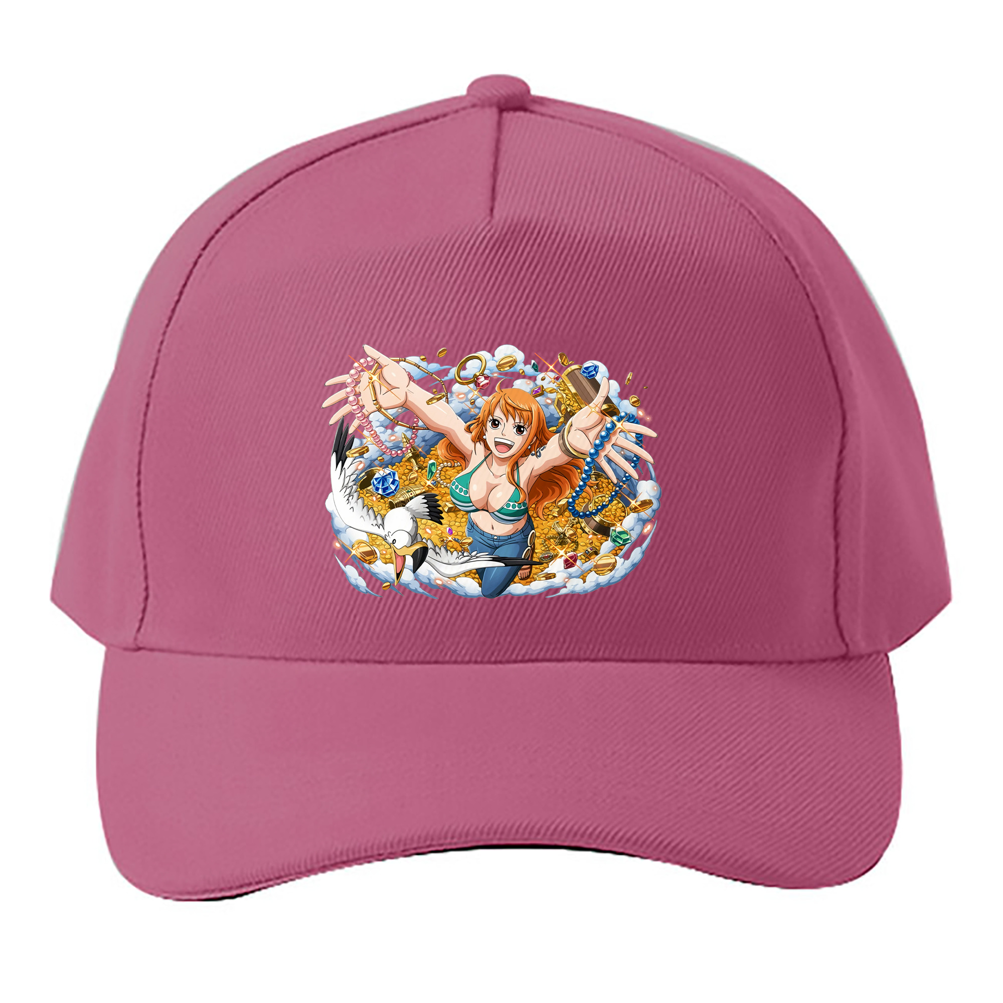 （画像用） ワンピース ナミ ONE PIECE Nami ベースボールキャップ 綿100％ 男女兼用 帽子 スポーツ